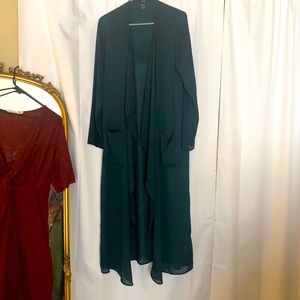 Slightly worn “rare” waterfall duster coat